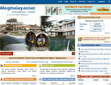 Tablet Screenshot of meghalayastat.com